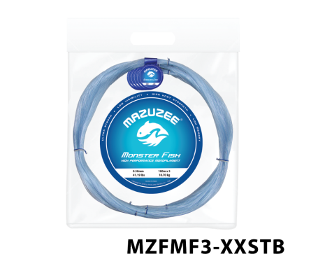 AQUA MARINE - Monster Fish - High Performance Monofilament (100m x 5 Coils Connected)